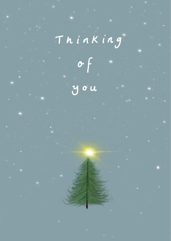 Thinking of you Christmas card created by Urban Collie