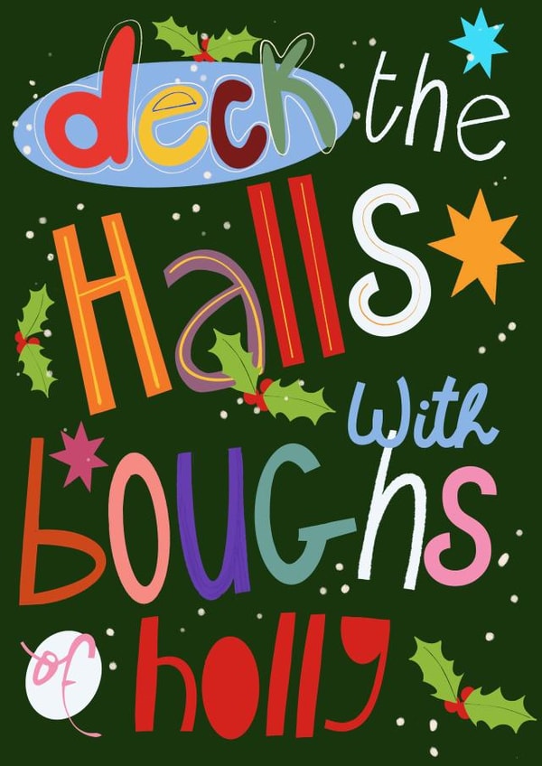 Deck The Halls created by Hinkypunk Illustration