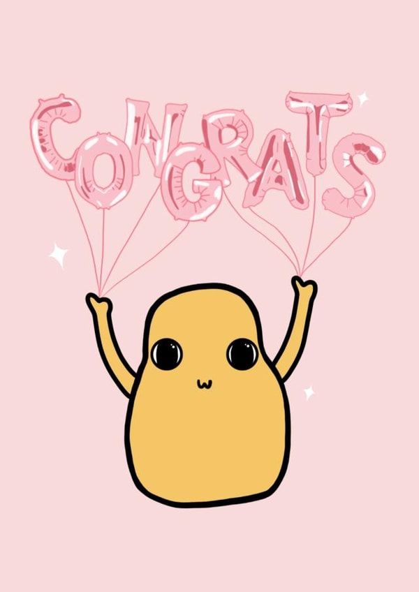 Congrats balloon card created by Charlotte Watts