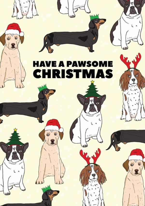 Merry Christmas Dogs Card created by Pearl Ivy