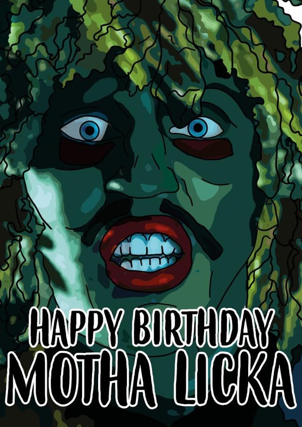 Old Gregg Birthday Card - The Mighty Boosh created by Grizzly Paper Craft