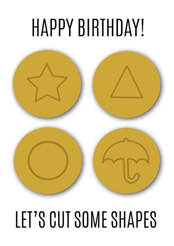 Squid Game Birthday Card created by Pack a Punch Designs