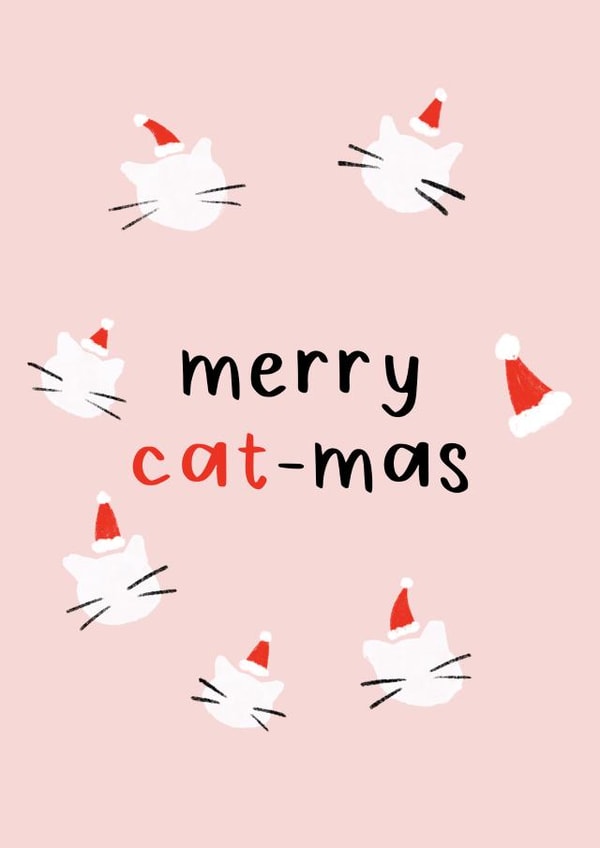 Merry Cat - mas Christmas Card created by SecretlyMegan