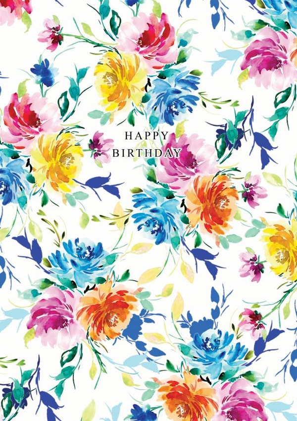 Floral Birthday created by Sophie Hilton Designs