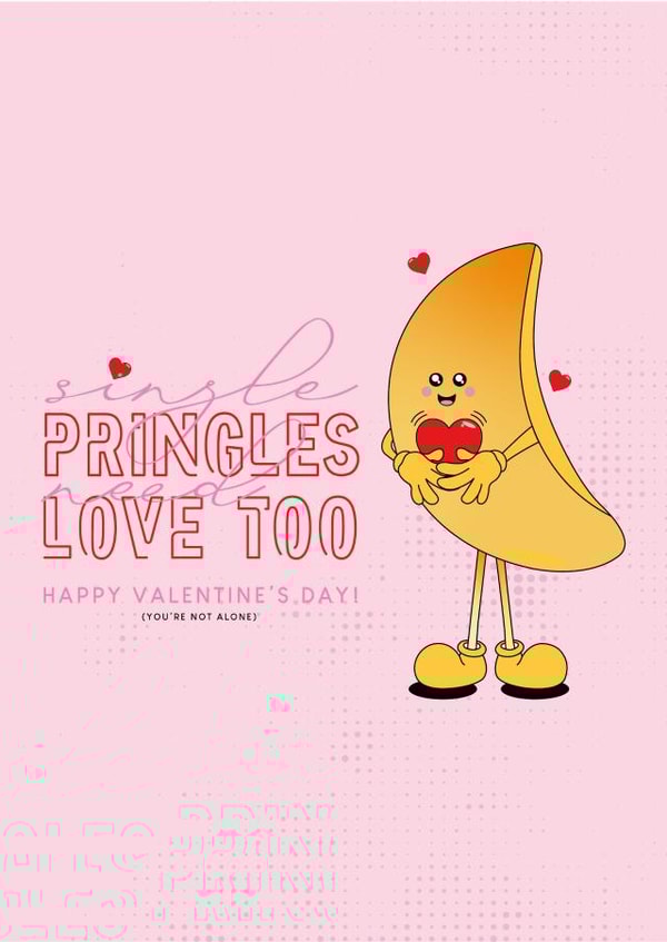 Single Pringle Valentine's Day Card created by Lauren Jackson