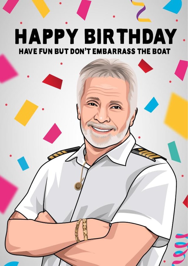 Captain Lee Below Deck Birthday Card thortful