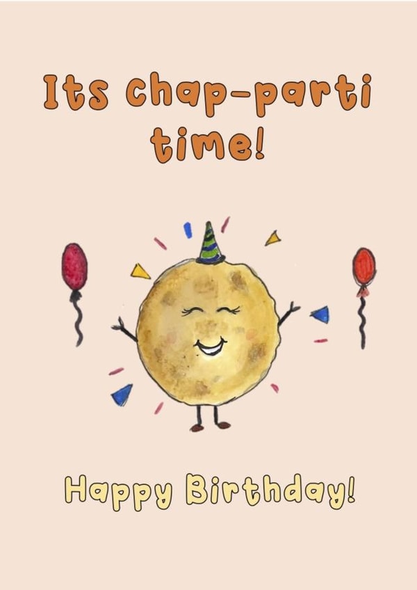 Indian Pun Happy Birthday Card created by Artcreationsbybhav