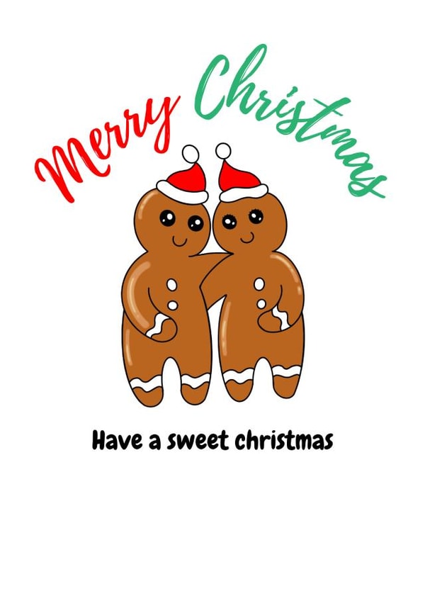 Christmas Cute Ginger Bread Card created by Lolly's