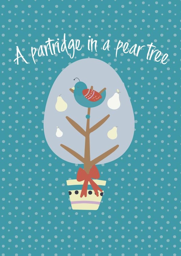 A partridge in a pear tree created by Prints With Personality