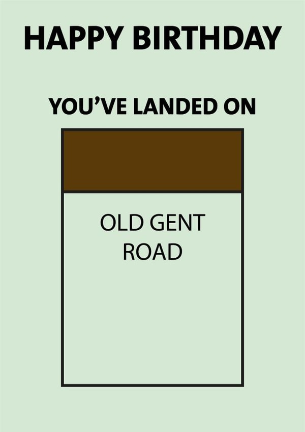 Monopoly Birthday Card for an Old Gent! created by Rosewood Design