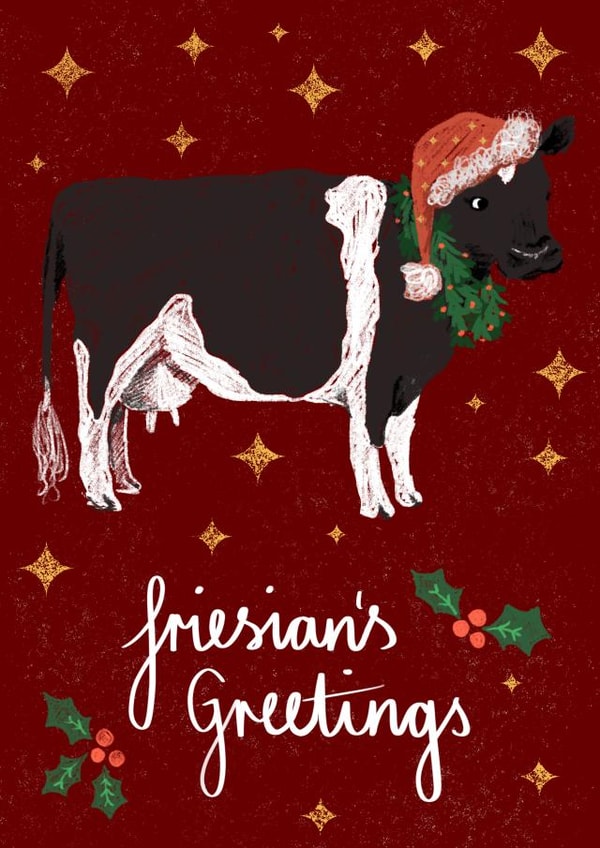 Merry Christmas from the Cow Farm created by Rebecca Bagley