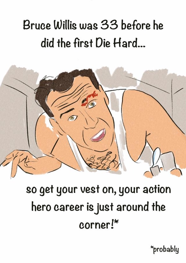 Action Hero Thirties created by Miranda Elder