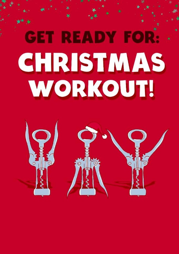 Christmas Workout created by Kasia Cards