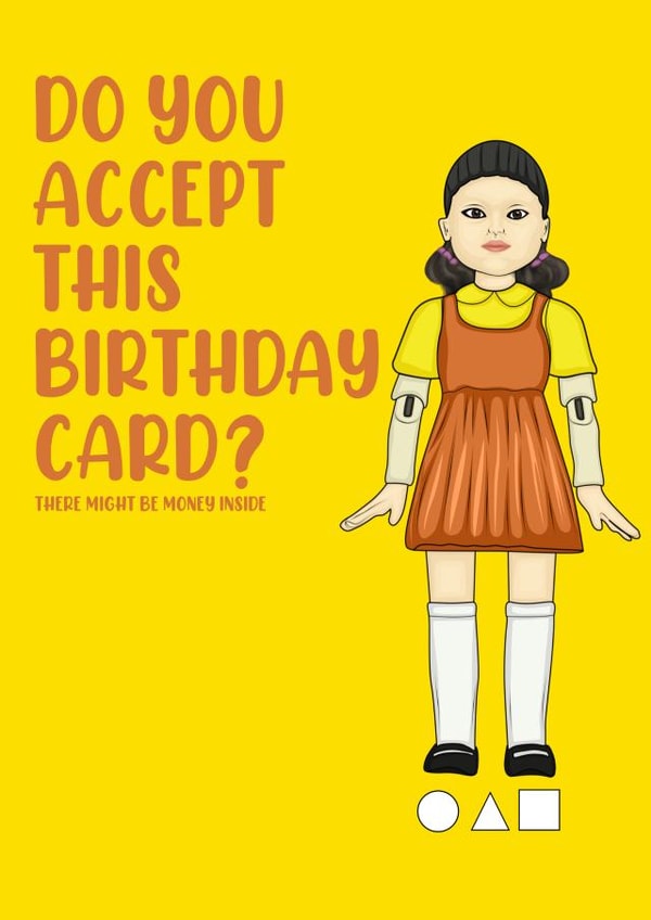 Squid Game Card created by Filthy Sentiments