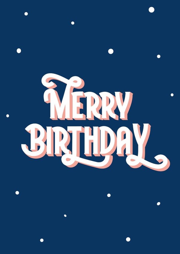 Merry Birthday Card 1001 created by Fab Bab