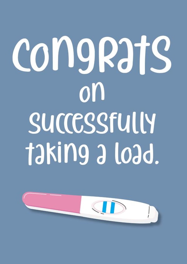 Congratulations on getting pregnant created by Chubby Sparrow