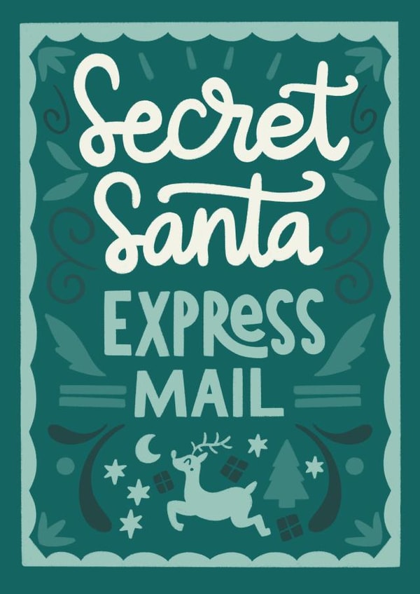 Secret Santa Express Mail created by Natalia Gonzalez
