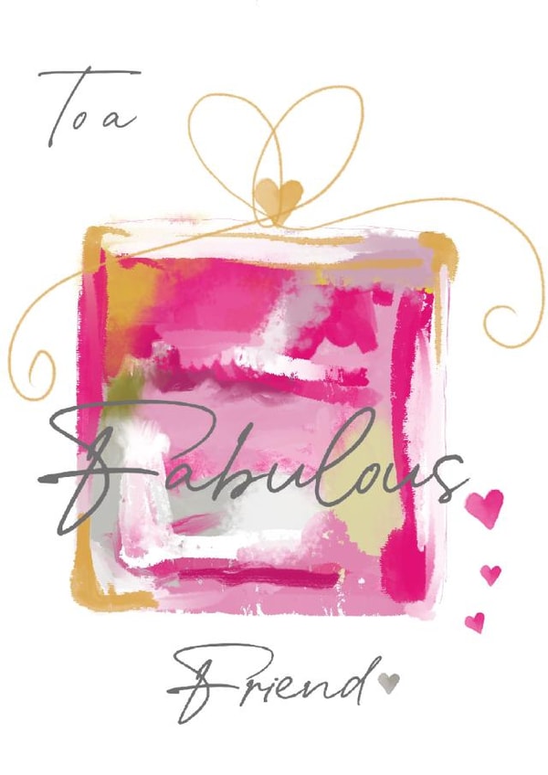 Fabulous Friend present  created by Leanne Mullen