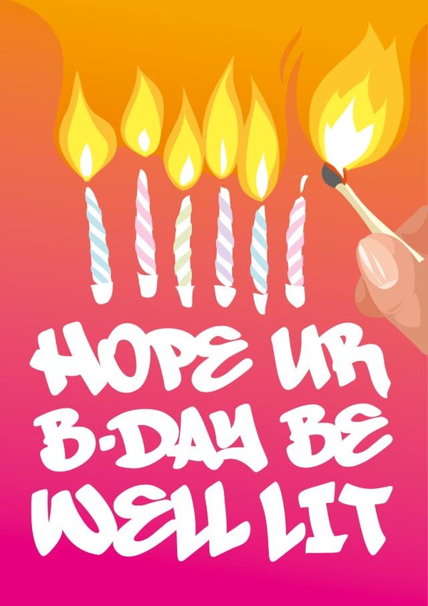 Well Lit Youth / Teen Birthday Card created by Licked By Robots