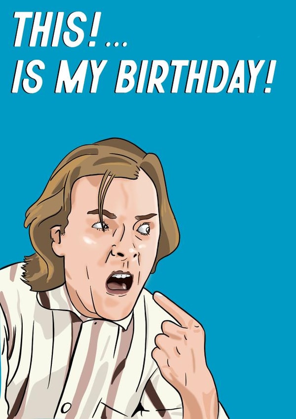 Richie Bottom Birthday Card created by Lee Duffield