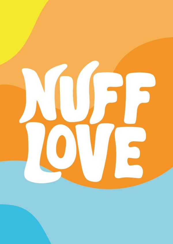 Nuff Love Caribbean Waves Card created by Tihara Smith