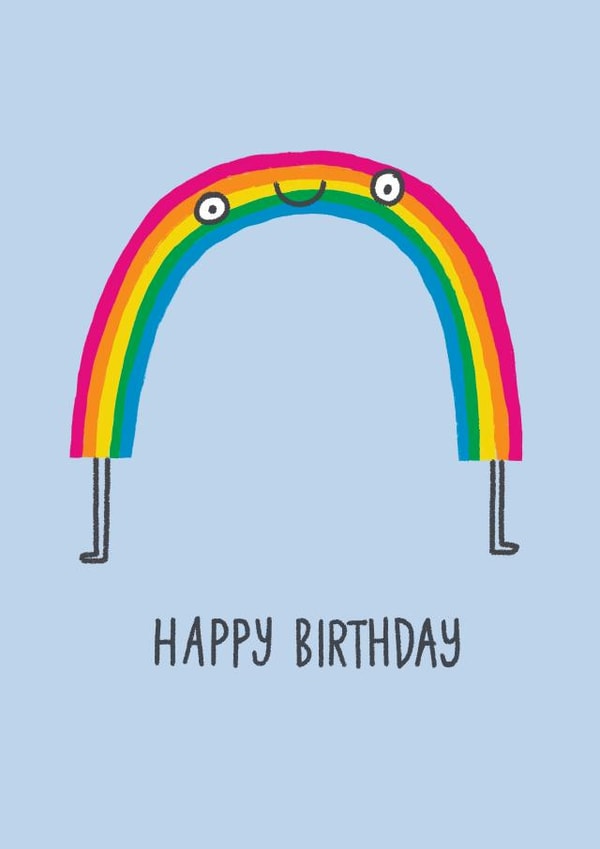 Rainbow Birthday Card created by Sophie Crichton