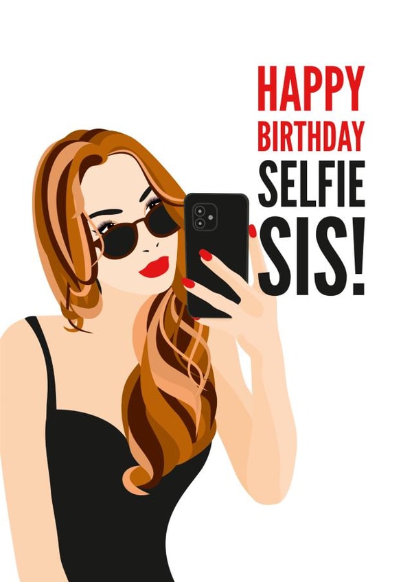 Birthday Card for a Sister 1001 created by Diva Doodle Designs