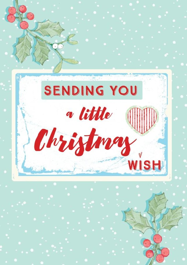 Christmas Wish Christmas card created by Siobhan at april rose