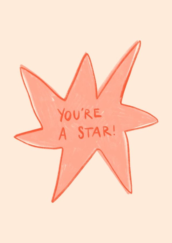 You’re a star! Card created by Lydia Ellen Greaves