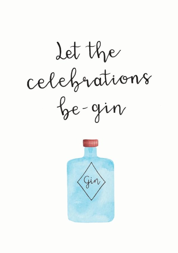 Gin Birthday Celebration Card created by Beloved Creations