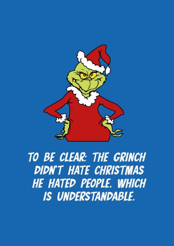 the grinch created by Phaedra Peer