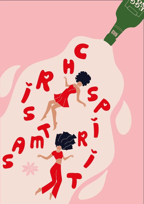 Christmas Spirit card created by Absolutely Adela