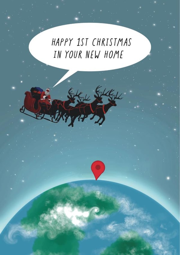 1st Christmas New Home card created by Urban Collie