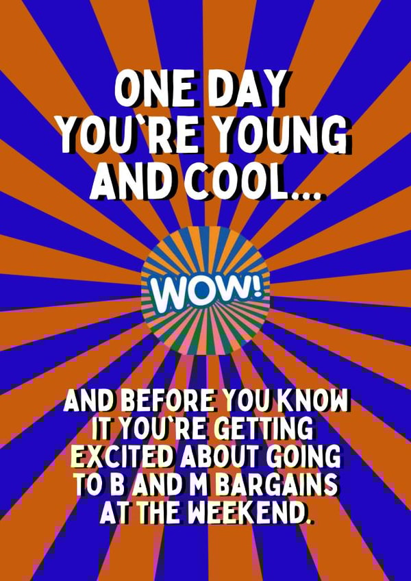 B and M shopping Birthday Card created by Dangerous Dave 