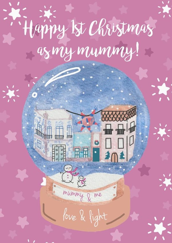 Happy 1st Christmas as my mummy! created by Love Note