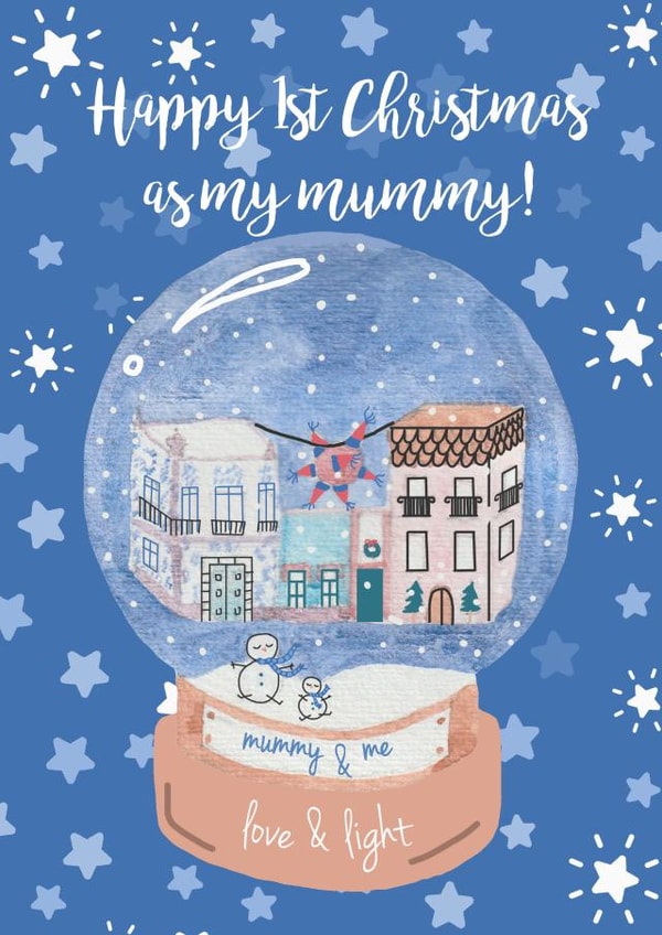 Happy 1st Christmas as my mummy created by Love Note