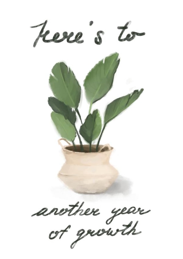 Here's to another year of growth created by Katerina Rubina