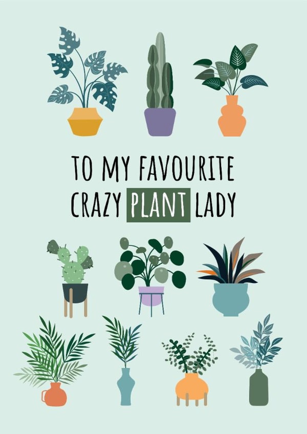 Perfect card for a plant lover  created by Pixie Paper Art