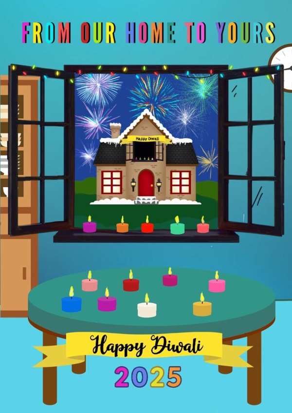From Our Home to Your | Bright, Prosperous and Colorful Diwali 2025 Celebration created by Kerrylovescards