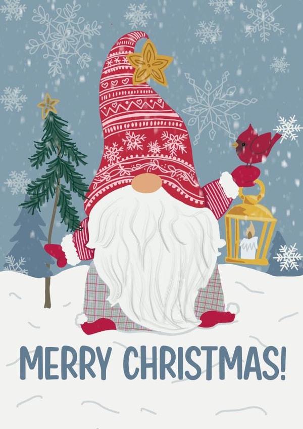 Christmas Gonk created by Opal Designs by Nicola