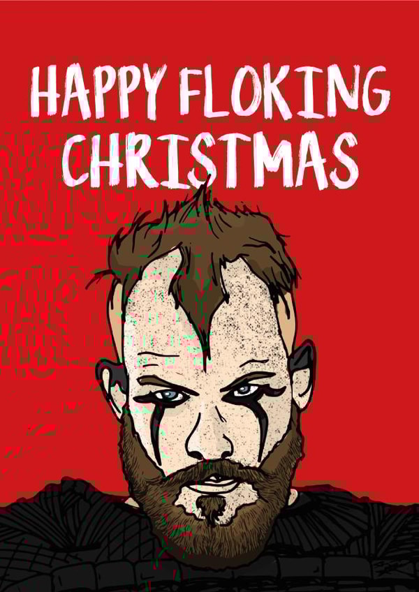 Vikings Christmas Card created by Freckle & Specs