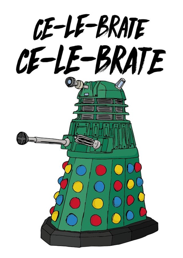 Doctor Who Christmas Card created by Freckle & Specs