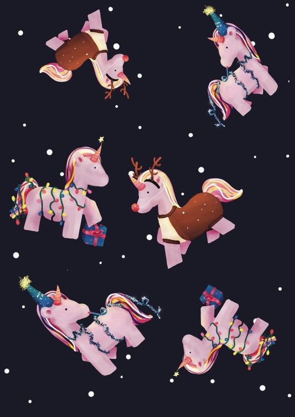 Unicorn Christmas Party created by Flockadoodle