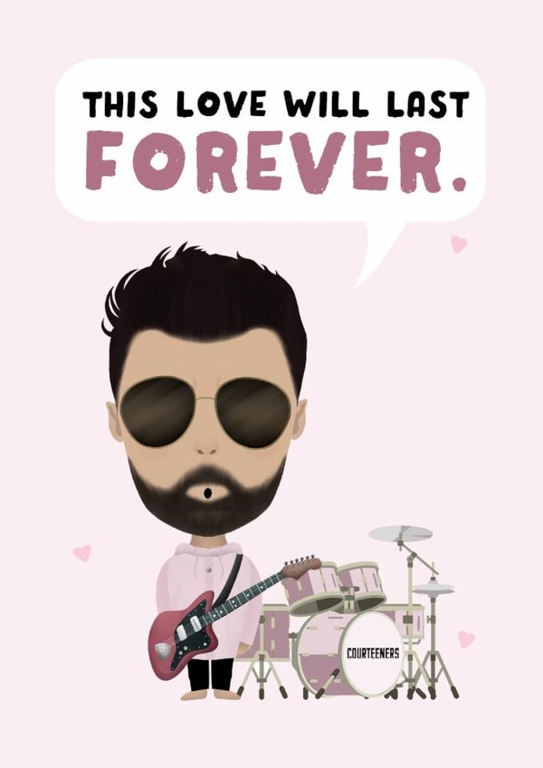 Courteeners Valentine's Day Card created by Courtney