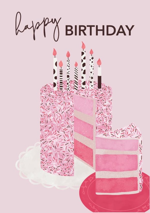 Birthday Cake Card created by Ally, With Love