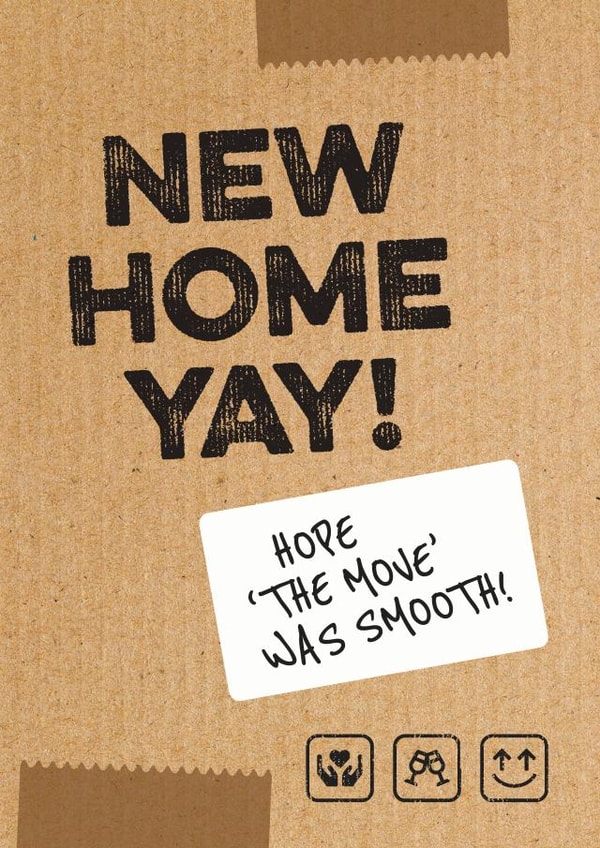 New Home Cardboard Box created by Hello Squid