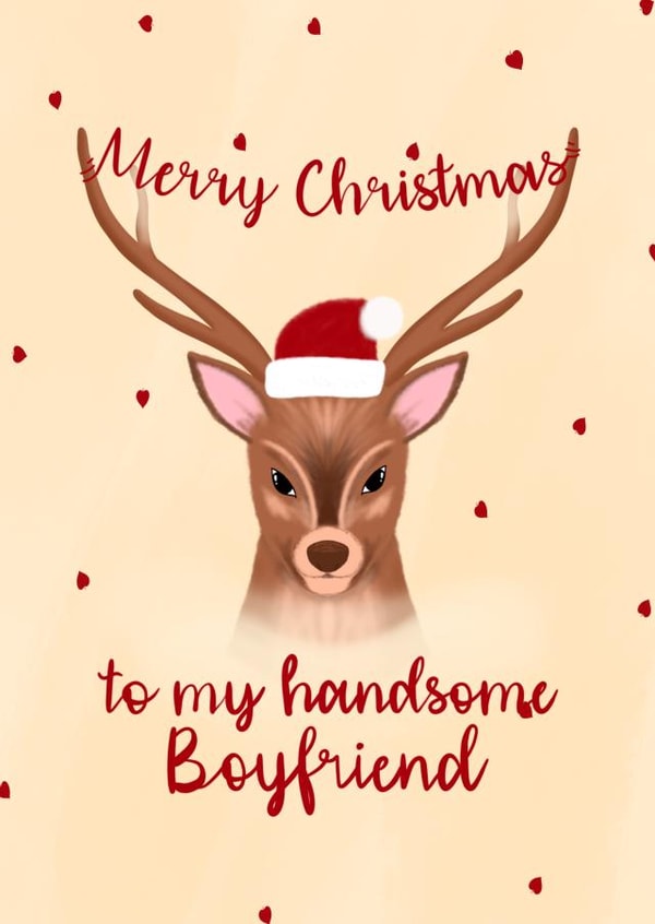 Merry Christmas handsome boyfriend  created by Spring of colors