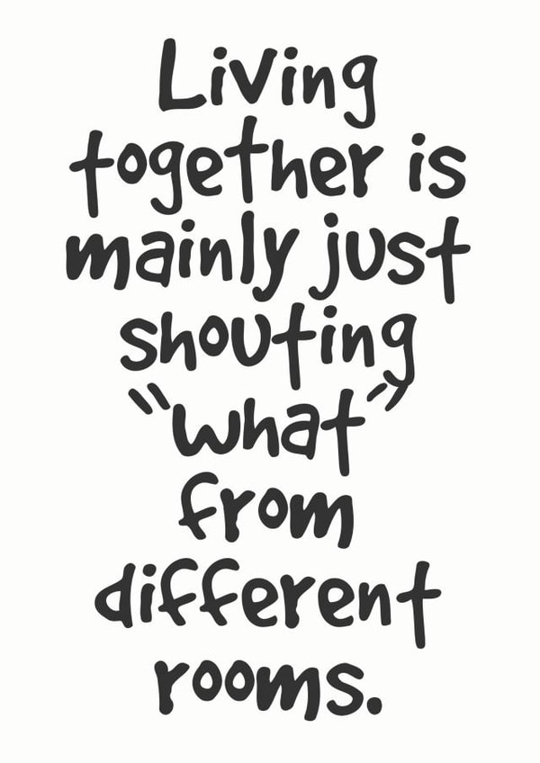 Living together is... created by Lemon Hairy