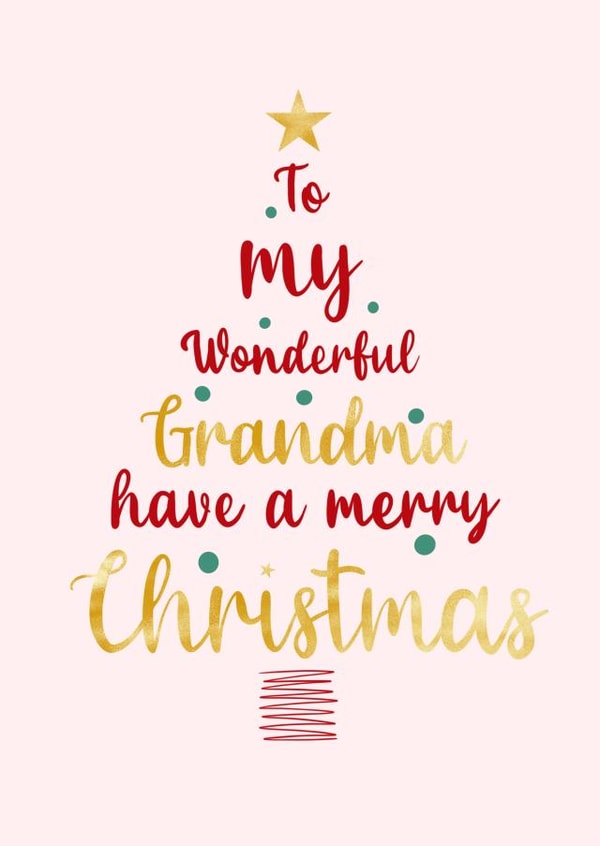 Merry Christmas grandma created by Spring of colors