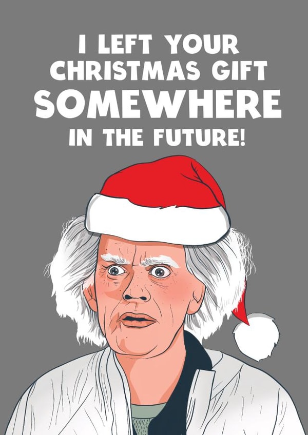 Back to the future Christmas card! created by Kasia Cards